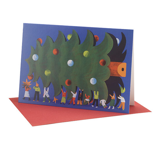 Charlotte Leadley: Decking The Halls Christmas cards (pack of 6)